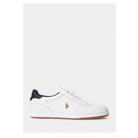 Polo Ralph Lauren Ténis Court de pele e camurça Low-Top