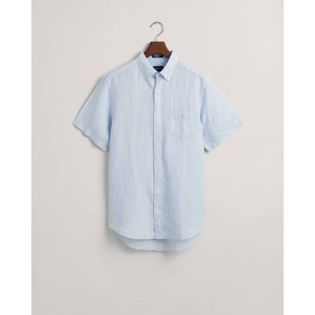 GANT Camisa de linho com manga curta