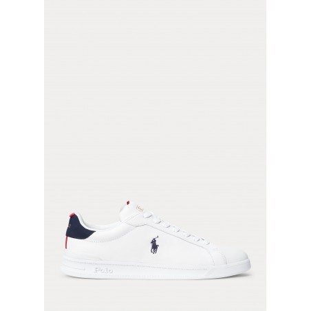 Polo Ralph Lauren Ténis Heritage Court II em pele