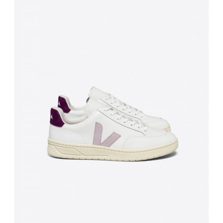 TÉNIS V-12 LEATHER EXTRA WHITE PARME MAGENTA