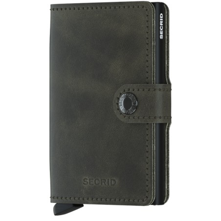 SECRID Carteira Miniwallet Vintage Olive-Black