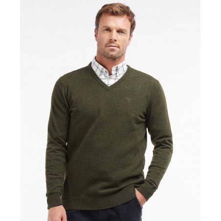 Barbour Essential Lambswool V Neck Sweater