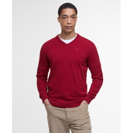 Barbour Essential Lambswool V Neck Sweater