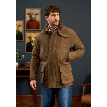 Alan Paine Casaco Surrey impermeável em tweed